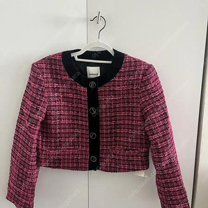 마쥬 핑크 트위드 자켓 Maje Pink Tweed Jacket