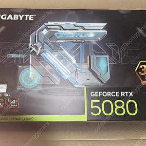 GIGABYTE 지포스 RTX 5080 GAMING OC D7 16GB 제이씨현