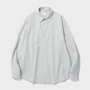 셔터 / 24SS STABLE SHIRT (SILVER) / L