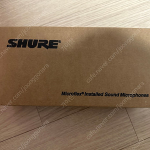 슈어 shure mx184 핀마이크 새제품