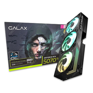 [미개봉 새상품] 갤럭시 GALAX 지포스 RTX 5070 TI EX GAMER BLACK OC D7 16GB