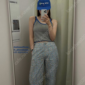 에토스 플라워 팬츠