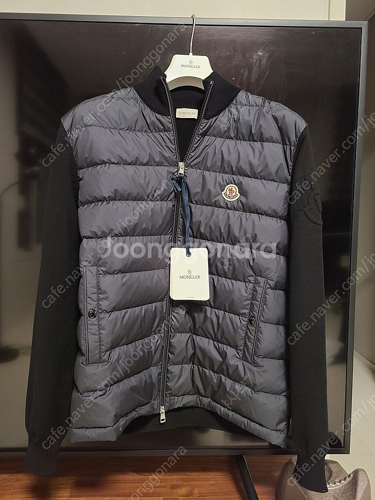 몽클레어 남성 패딩가디건 블랙 XL 23ss--0