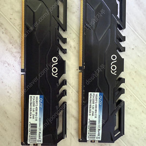 Oloy DDR4 4000 CL18 16G(8G*2) 판매해요