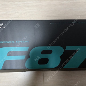 독거미 F87 Pro 저소음피치축 올리비아화이트
