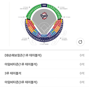 3월 28일(금) 두산베어스 삼성라이온즈 3루 오렌지 2연석 팝니다