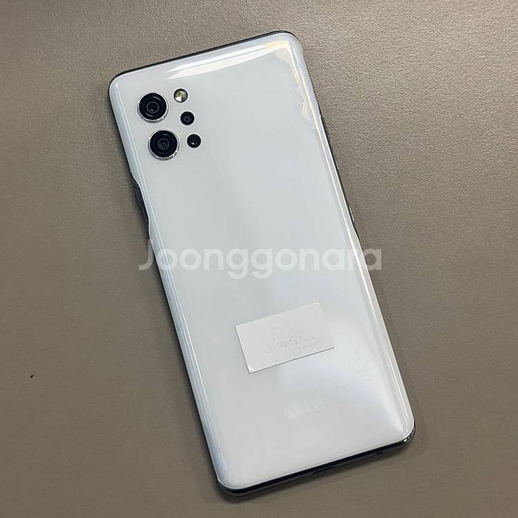 LG Q92 화이트색상 128용량 미파손 무잔상 가성비...--1