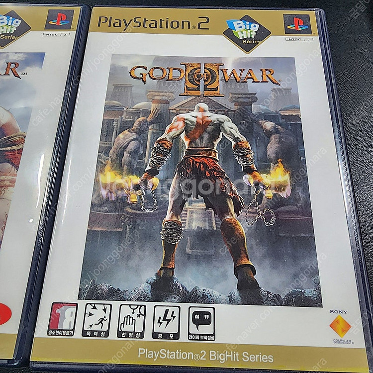 PS2 갓오브워 1 + 갓오브워 2 영혼의 반역자 팔아...--3