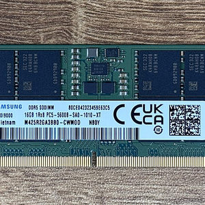 삼성 노트북용 DDR5 16GB 5600 판매합니다.