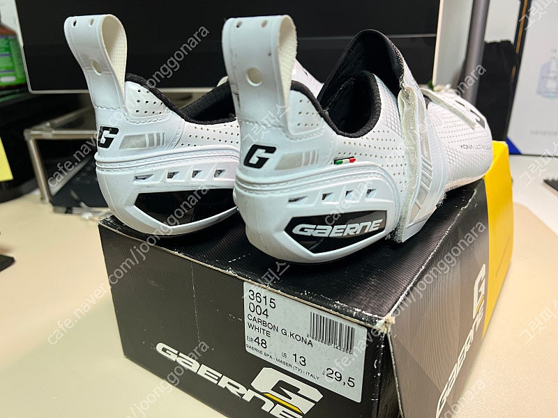 게르네 카본 화이트 (G.코나) 클릿슈즈 (MTB, 싸이클, 로드 슈즈)--3