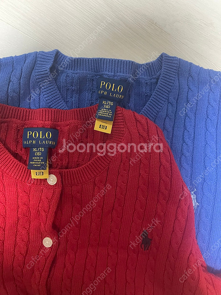 폴로 걸즈 가디건 xl 일괄 택포 최종 가격내림--0