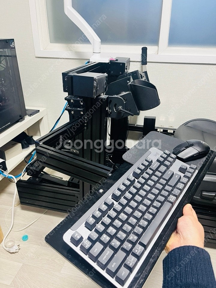 레이싱휠 프로파일 거치대+실차 전동시트 팝니다. (x-bold, 벨로스터N)--1