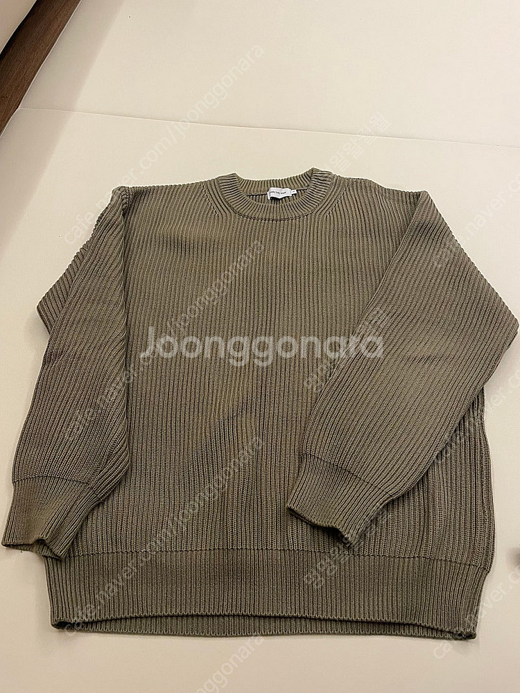 스테디에브리웨어 니트 카키색 3사이즈--0
