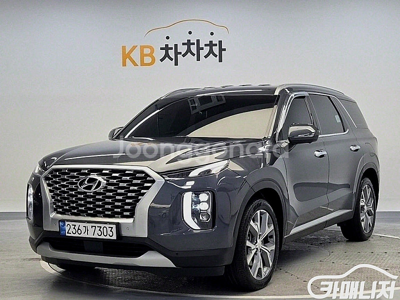 팰리세이드 디젤 2.2 4WD 2021 년 중고차/전액...--0