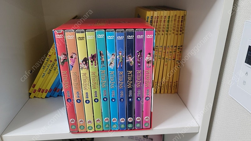 피터팬 dvd, cd 10개