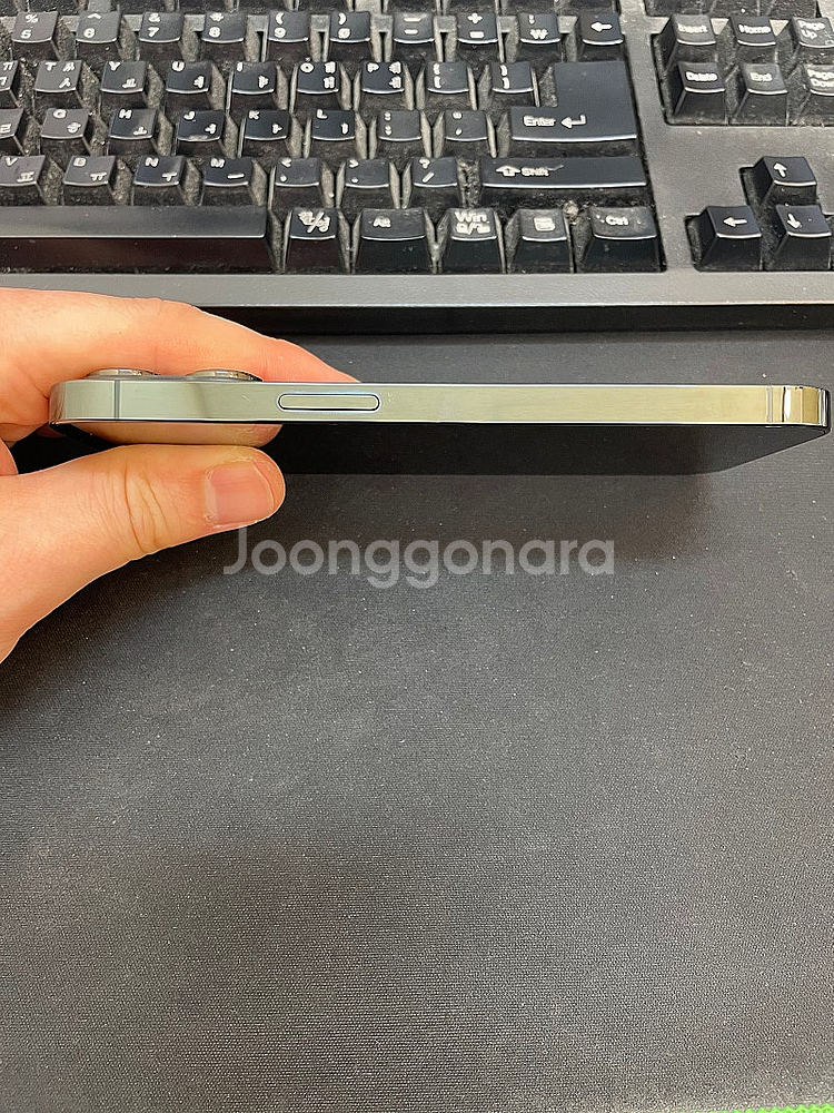 아이폰13프로 그린 128GB 상태좋은 중고53만팝니다--4