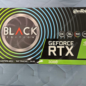 RTX 3080 블랙에디션 10G