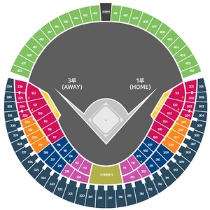 3월25일(화) 26일(수) 27일(목) LG트윈스 vs한화 1루 블루석, 오렌지석 양도합니다.