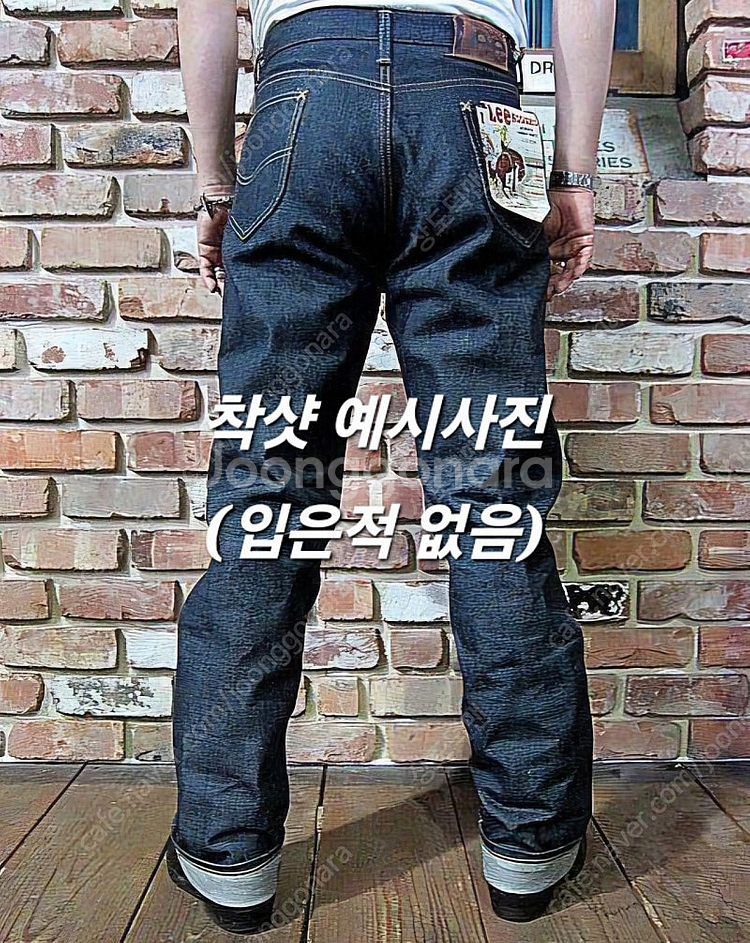 (신품) Lee 리 아카이브 라이더스 셀비지 데님--8