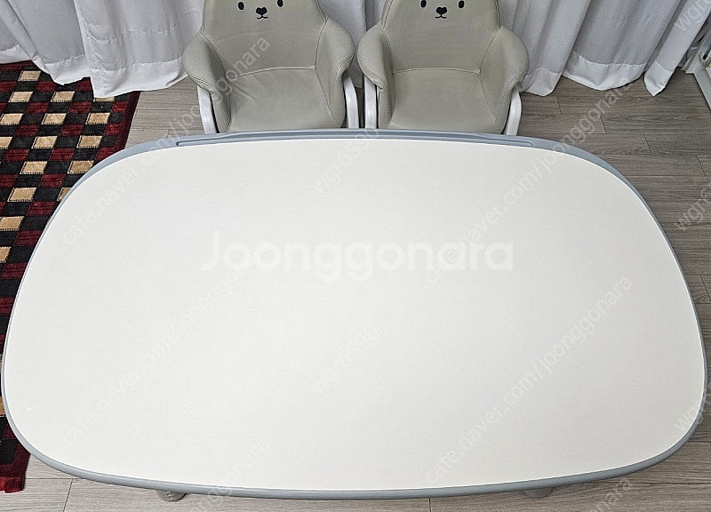 일룸 팅클팝 1200 땅콩책상 + 리바트뚜뚜 의자2개 ...--1