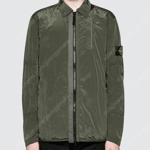 [M] 스톤 아일랜드 (Stone Island) 나일론 메탈 오버셔츠 올리브 카키