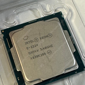 인텔 제온 intel xeon E-2224 3.40GHz