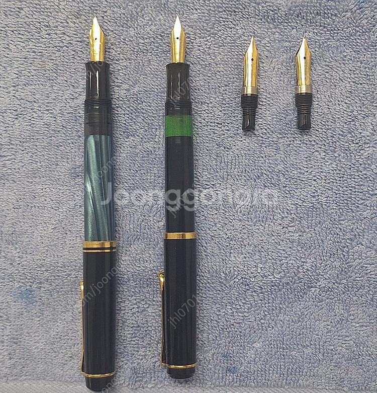 펠리칸 M 200 만년필 2자루+ 스틸 b닙+스틸 ob...--0