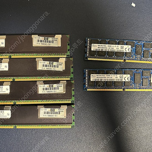 서버메모리 ddr3 4G 10600R 4개,8G 2개