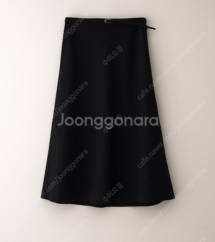 비뮤즈 소프스커트 (Soff Skirt/블랙 미듐)--4