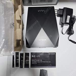 NETGEAR 넷기어 EX7700 AC3000 기가 와이파이 공유기 확장기 증폭기[풀 박스]