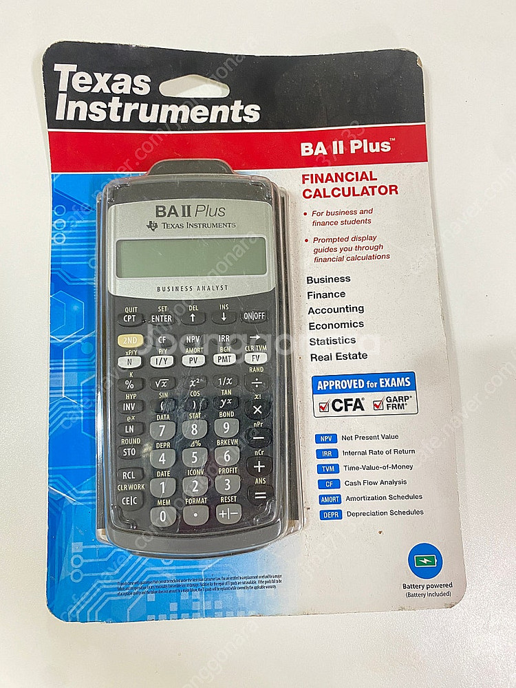 텍사스 인스트러먼트 공학용 계산기 BA ll Plus--0