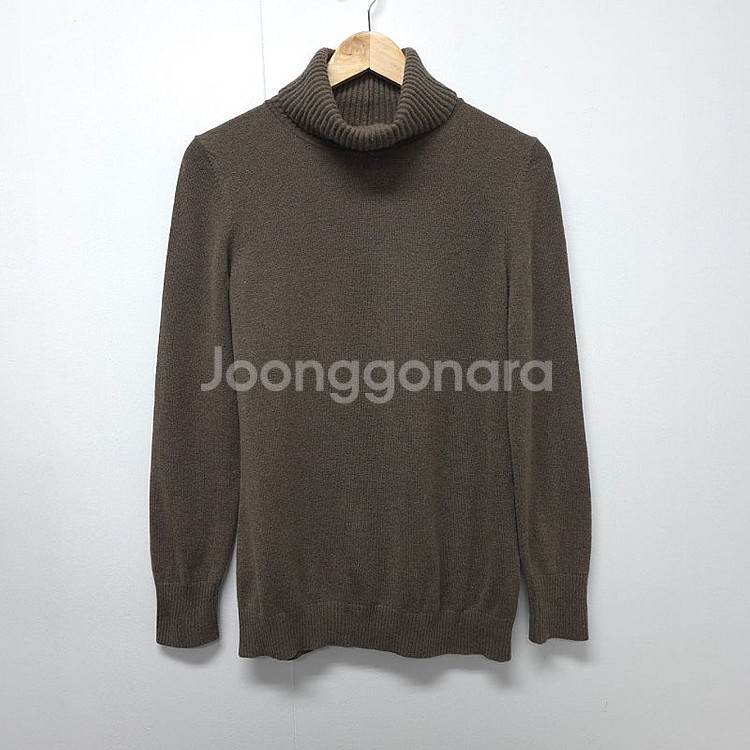 에스카다 ESCADA 울 캐시미어 브라운 터틀넥 니트 ...--0
