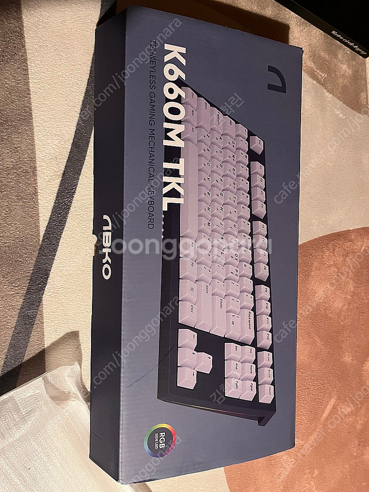 앱코 K660M TKL 텐키리스 PBT 기계식 키보드--0