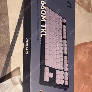 앱코 K660M TKL 텐키리스 PBT 기계식 키보드 갈축 풀박스 팝니다 :)