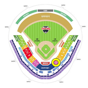 [일요일] 기아 vs NC 1루 K9 112블록 12열 4연석 양도