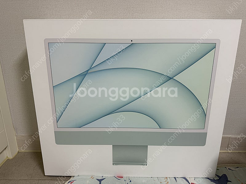 imac m1 8코어 8코어 256, 그린 새제품 (카...--0