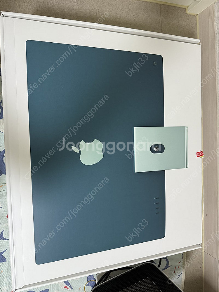 imac m1 8코어 8코어 256, 그린 새제품 (카...--1