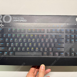 로지텍 G PRO X TKL LIGHTSPEED 무선 게이밍 키보드 / 블랙 / 택타일갈축