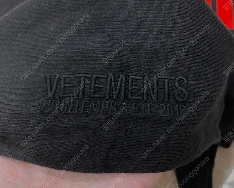 [XS]18SS 베트멍 패치워크 후드 티셔츠 드레스 이미지