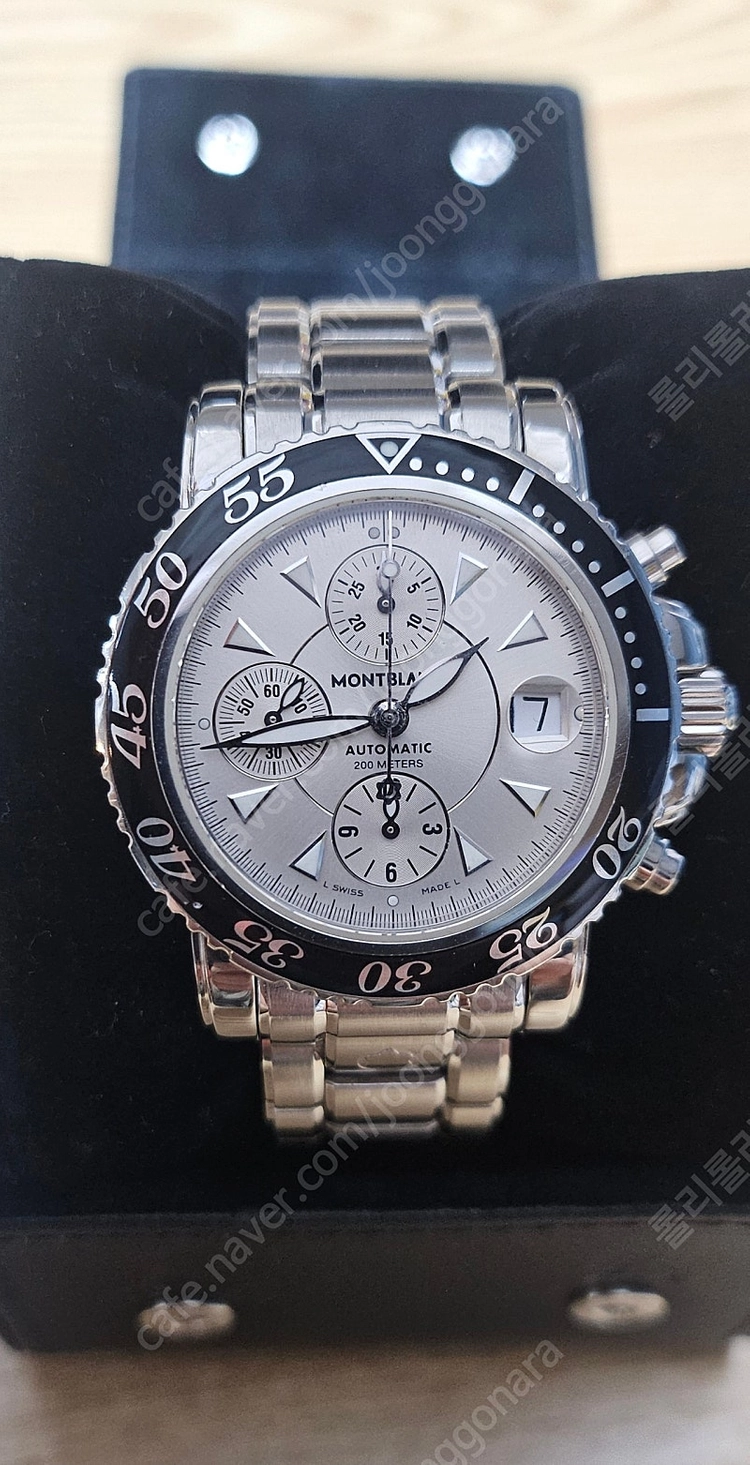 몽블랑 스포츠 크로노 스틸 40mm 이미지