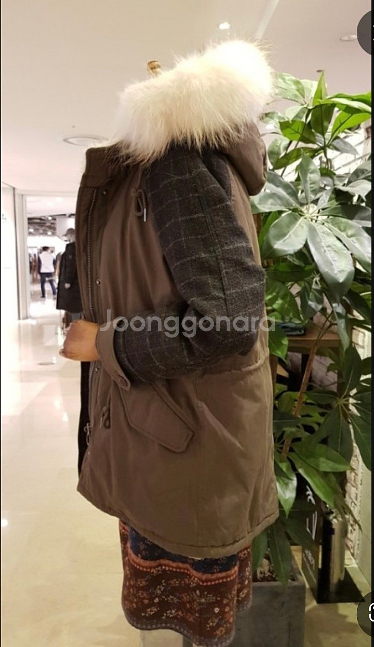 무배 새상품 S 퍼 트리밍 패딩 야상점퍼 써스데이아일랜...--3
