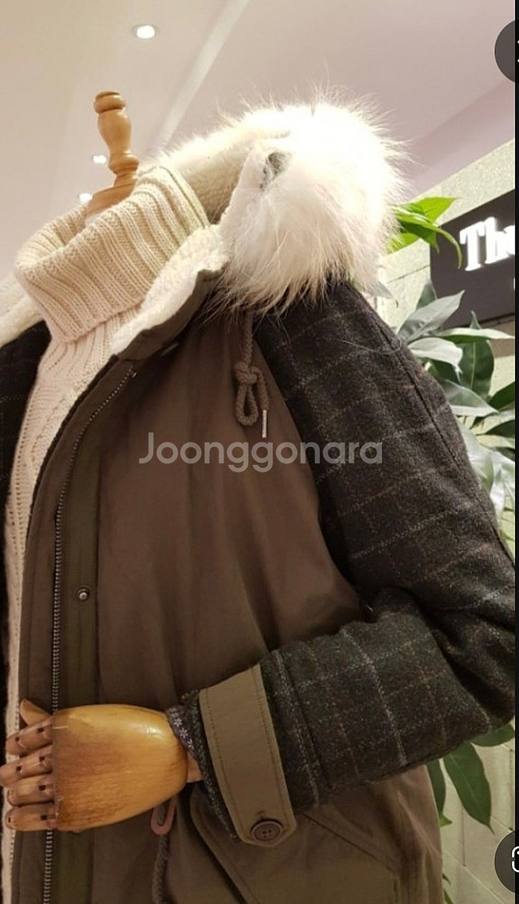 무배 새상품 S 퍼 트리밍 패딩 야상점퍼 써스데이아일랜...--5