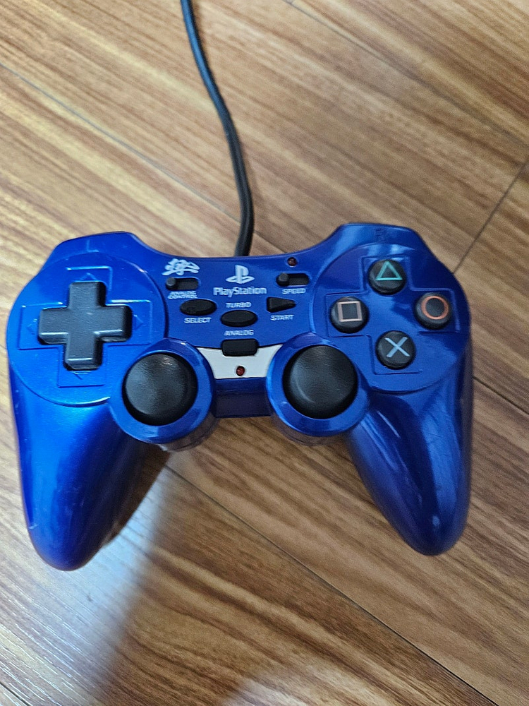 PS2 후지워크 렌시아 연사 터보 패드 2개 (듀얼쇼크) 이미지