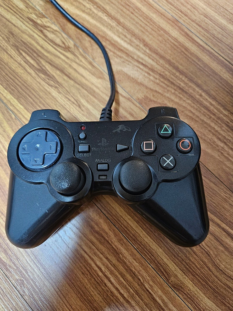 PS2 후지워크 렌시아 연사 터보 패드 2개 (듀얼쇼크) 이미지