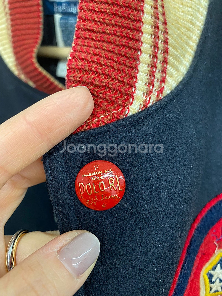 레어 폴로 랄프로렌 봅슬레이 바시티 스타디움 다운 패딩...--3