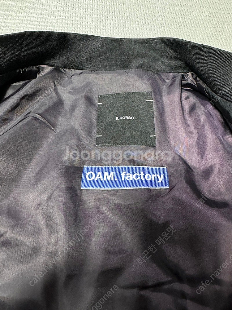 일꼬르소 O.AM 콜라보 패딩 MA-1 항공점퍼 자켓 ...--5