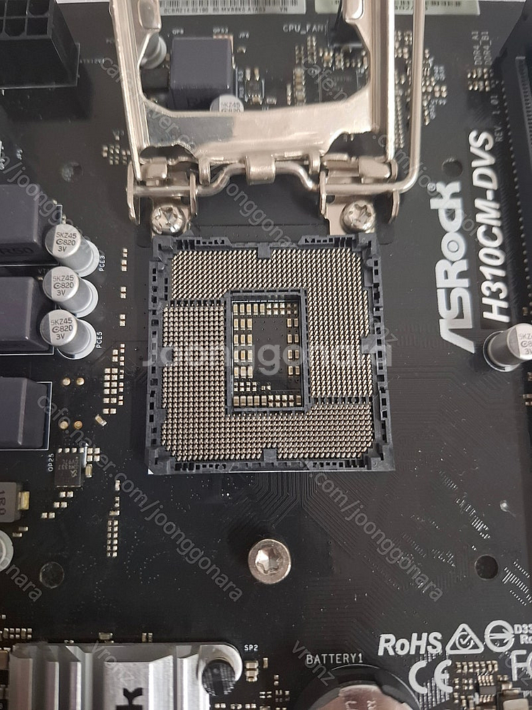부품용 고장 메인보드 2장 (h110m, h310m)--3