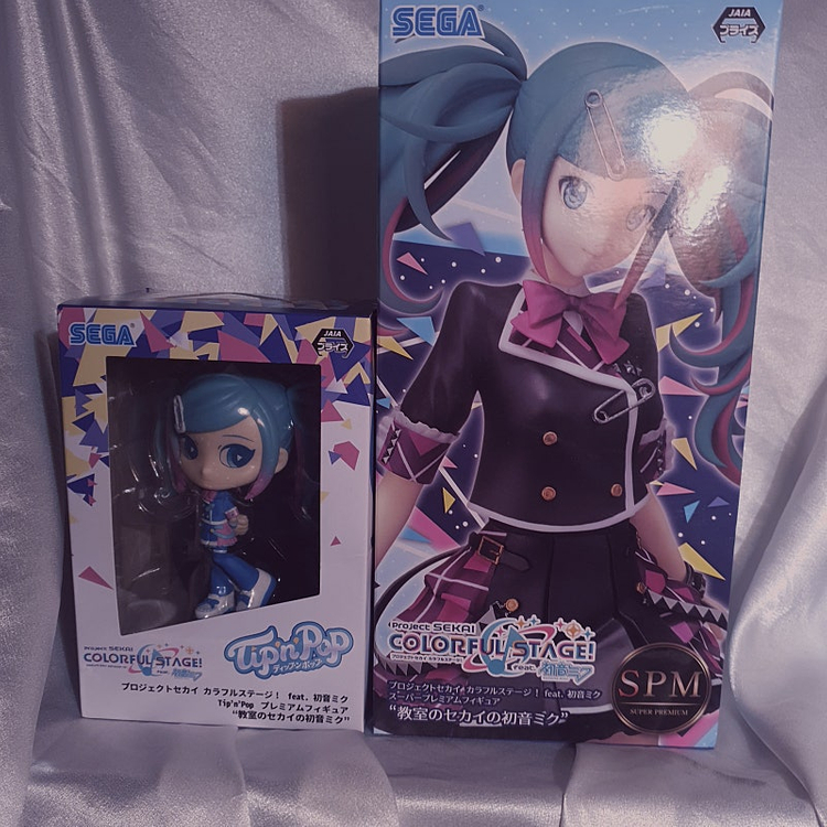 보컬로이드 하츠네 미쿠 프세카 프로세카 레오니 버싱 버츄얼싱어 미소녀 피규어 캔뱃지 일괄 미개봉 이미지