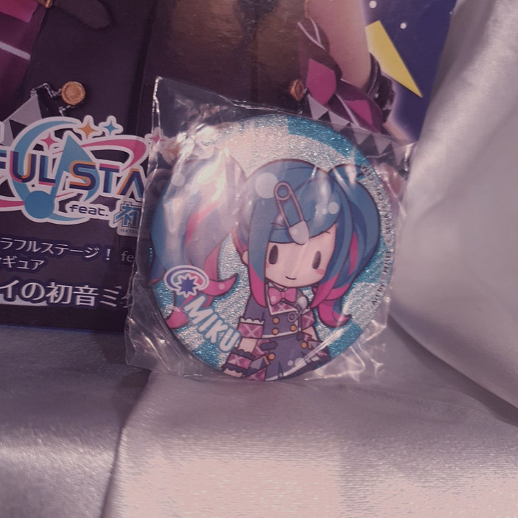 보컬로이드 하츠네 미쿠 프세카 프로세카 레오니 버싱 버츄얼싱어 미소녀 피규어 캔뱃지 일괄 미개봉 이미지