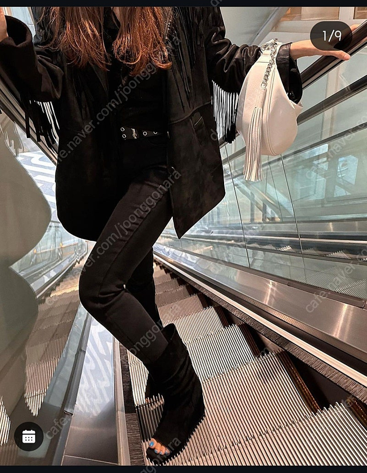 강자매 웨지토오픈부츠 240사이즈--2